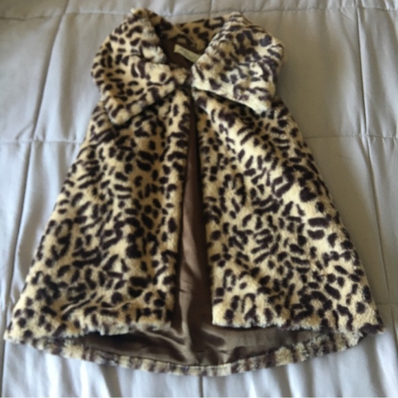 Pinc Premium Cheetah Leopard Faux Fur Vest